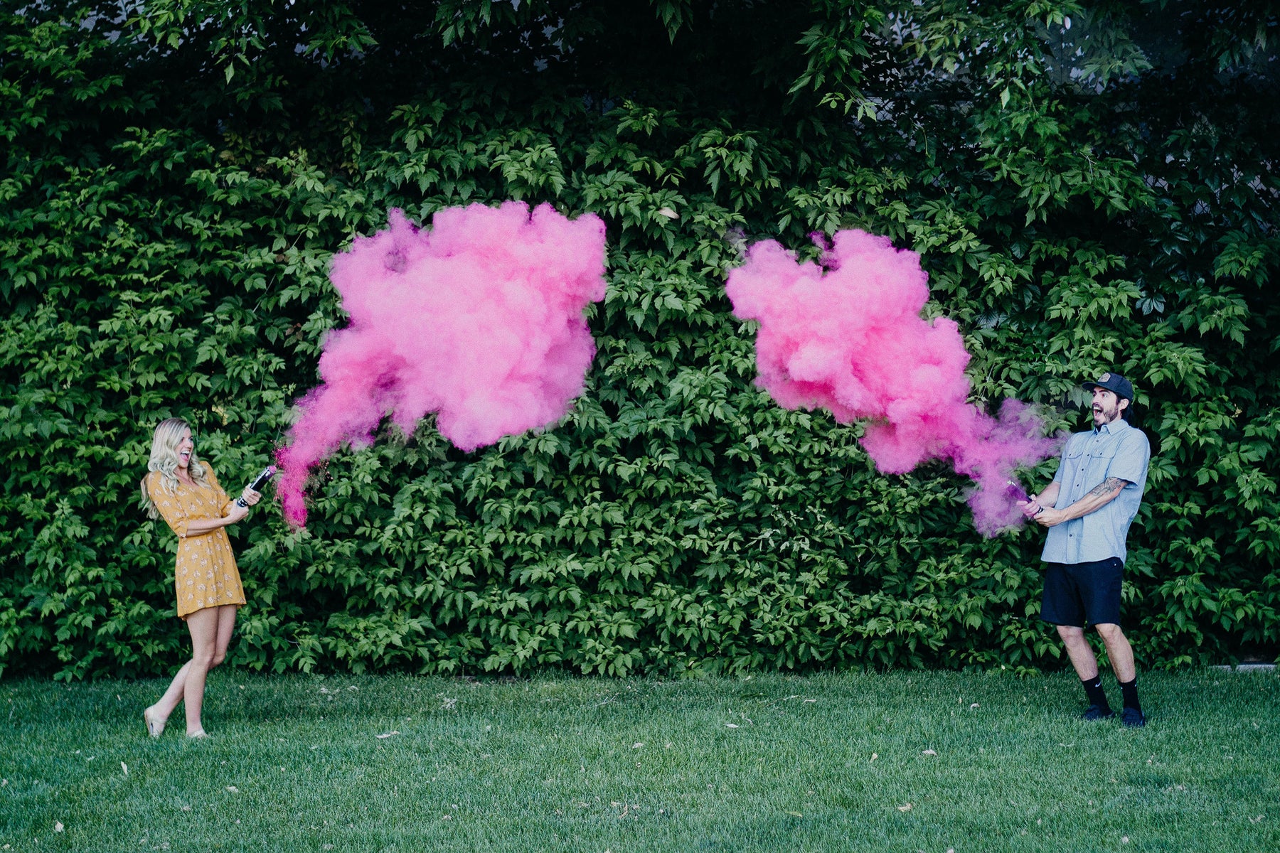 Powder cannon gender reveal 